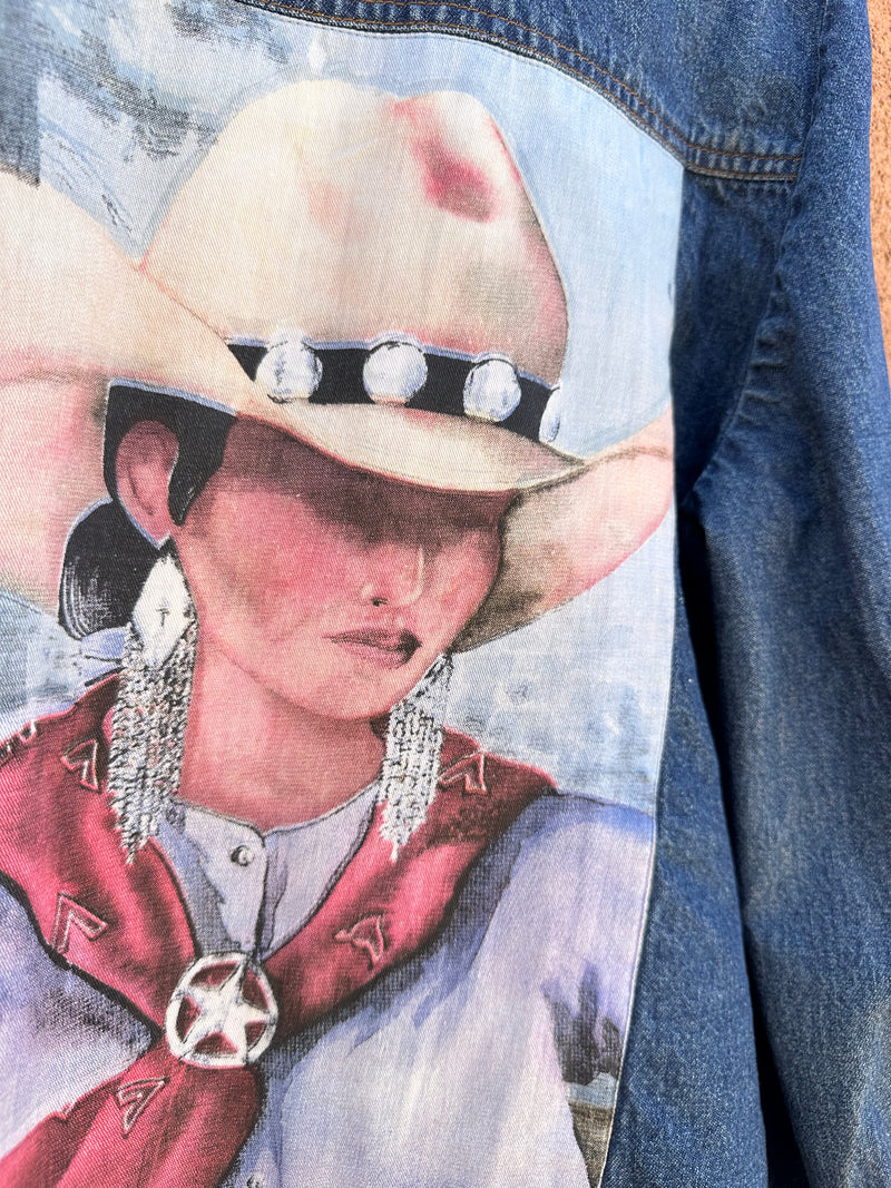 Doreman Burns Cowgirls Denim Jacket by Gordan & James