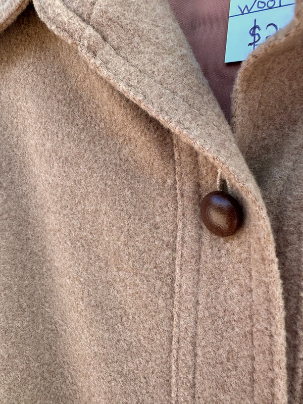Ann's Naturally Camel Colored Wool Coat