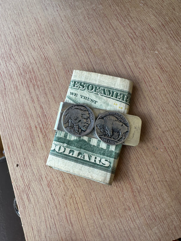 Buffalo Nickle Money Clip by Betty Yellowhorse