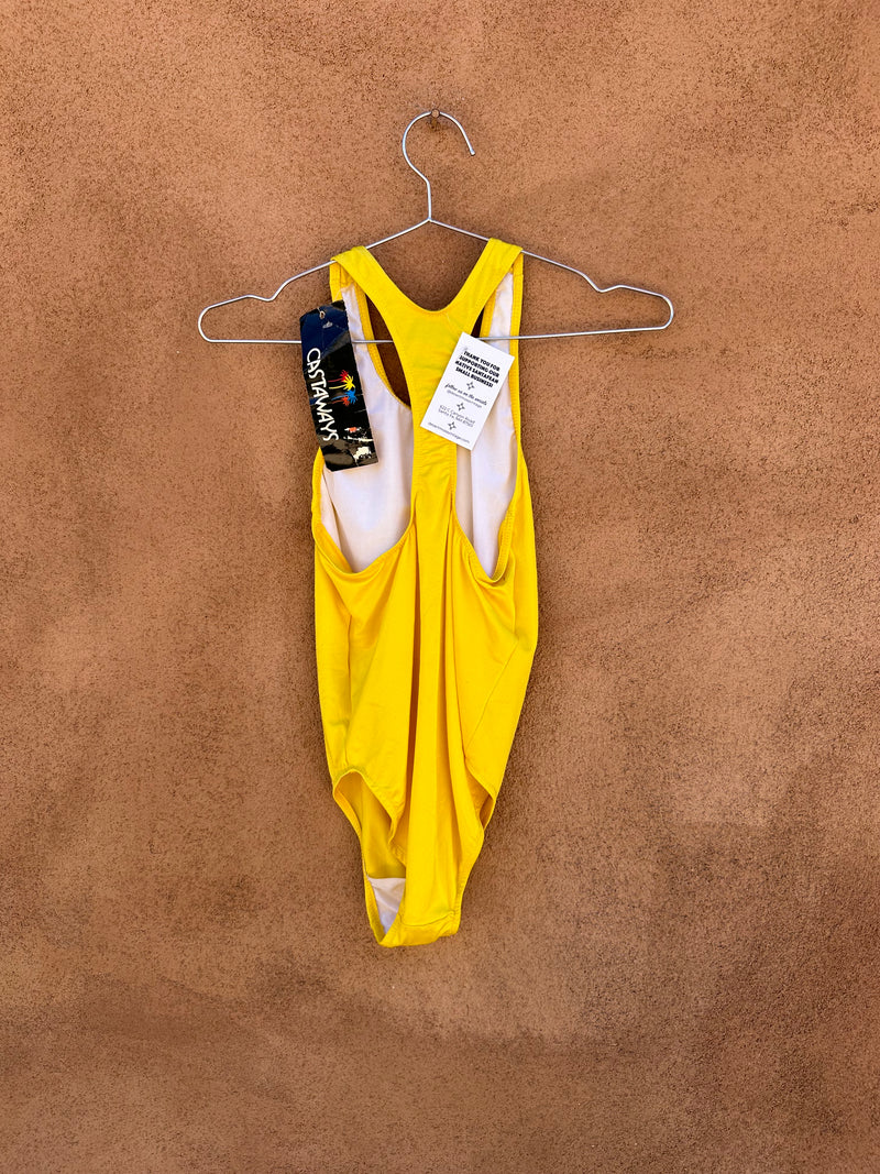 Yellow Body Suit/Swim Suit
