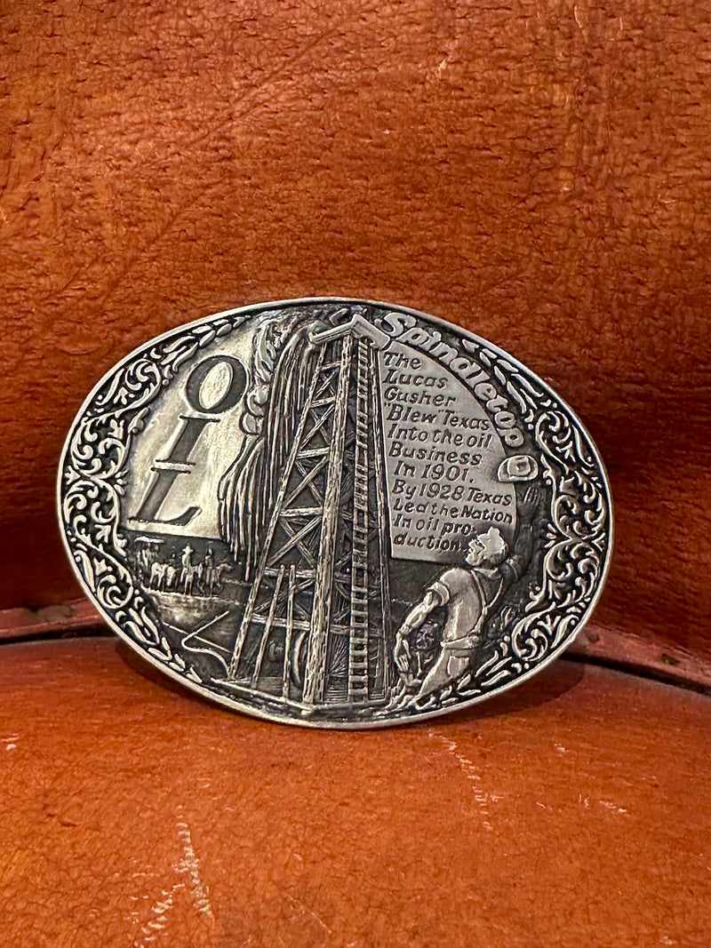 Texas Oil Belt Buckle