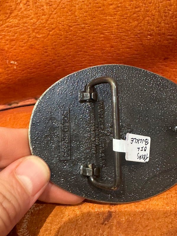 Texas Oil Belt Buckle