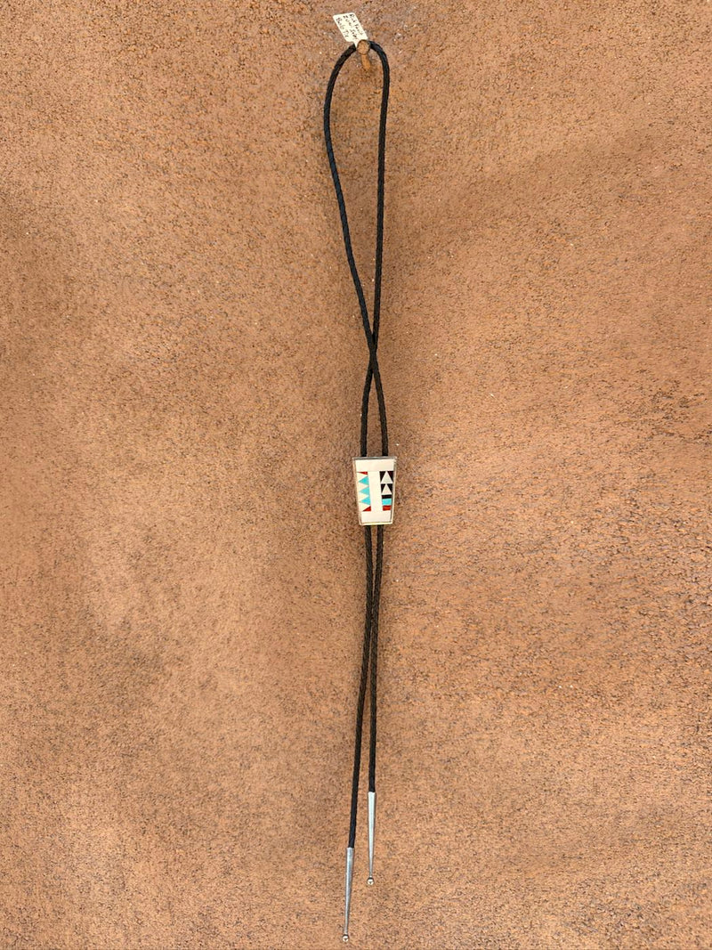 Rick Vacit Zuni Inlay Bolo Tie