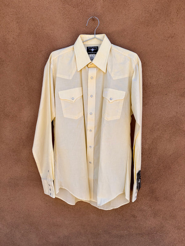 Yellow Flying R. Ranchwear Pearl Snap Western Shirt - Deadstock