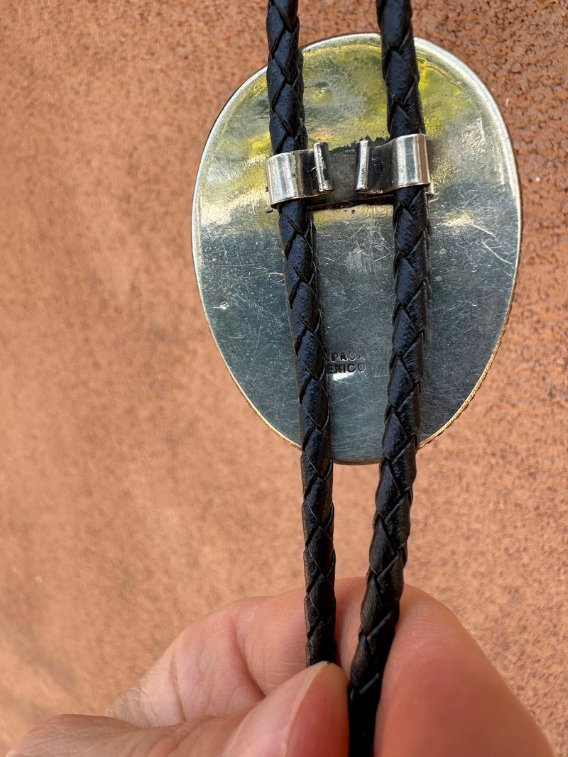 Red Stone Old Pawn Style Bolo Tie