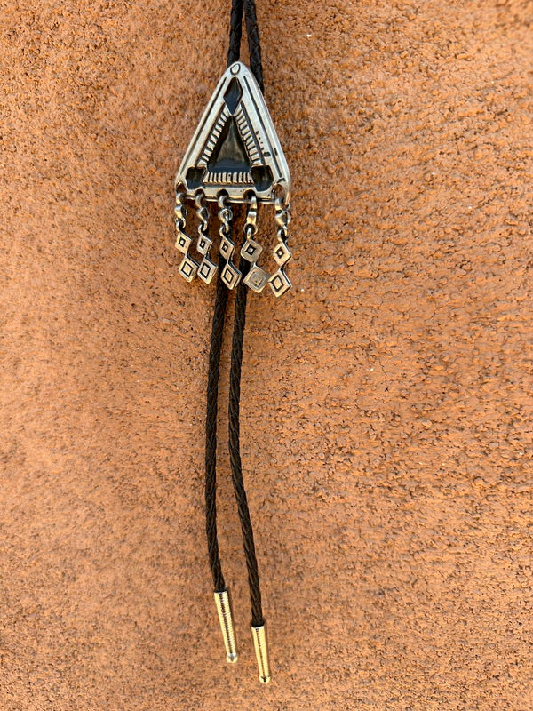 80's Deco Bolo Tie