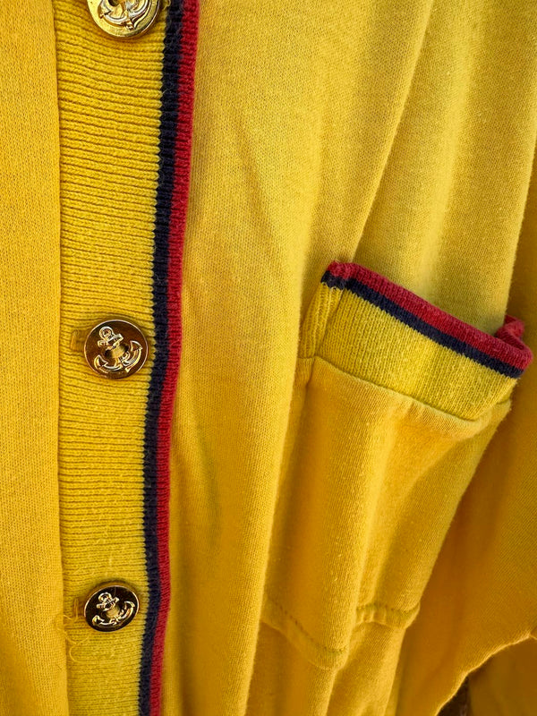 Yellow Saks Fifth Avenue 1980's Jumpsuit