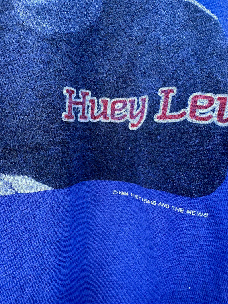 1984 Huey Lewis & The News T-shirt - as is