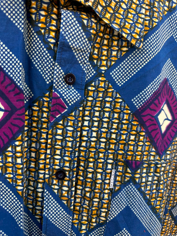 African Wax Fabric Shirt by Emilas L/XL