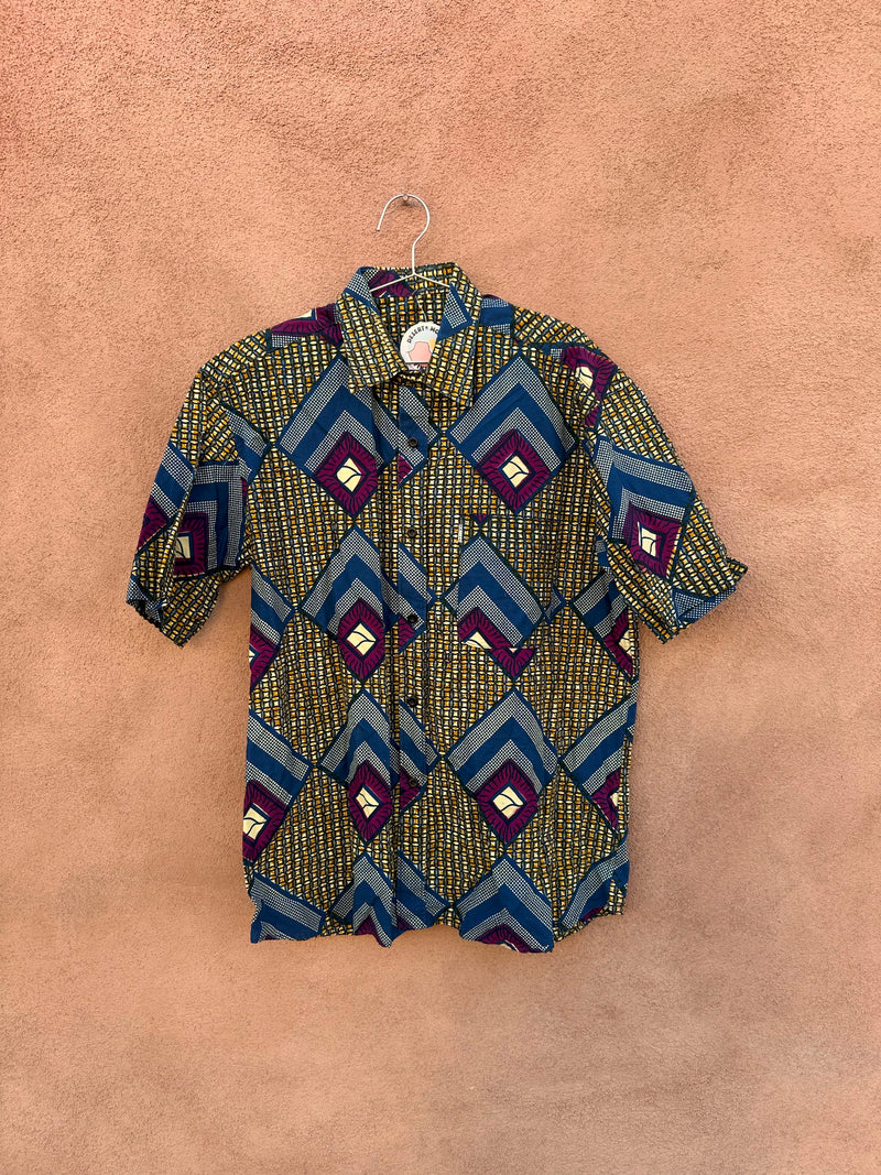African Wax Fabric Shirt by Emilas L/XL