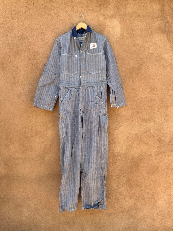 Glen Berry Mfgs, Inc. Denim Coveralls, Union Made 34R