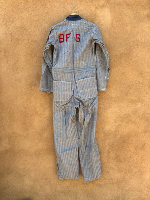 Glen Berry Mfgs, Inc. Denim Coveralls, Union Made 34R