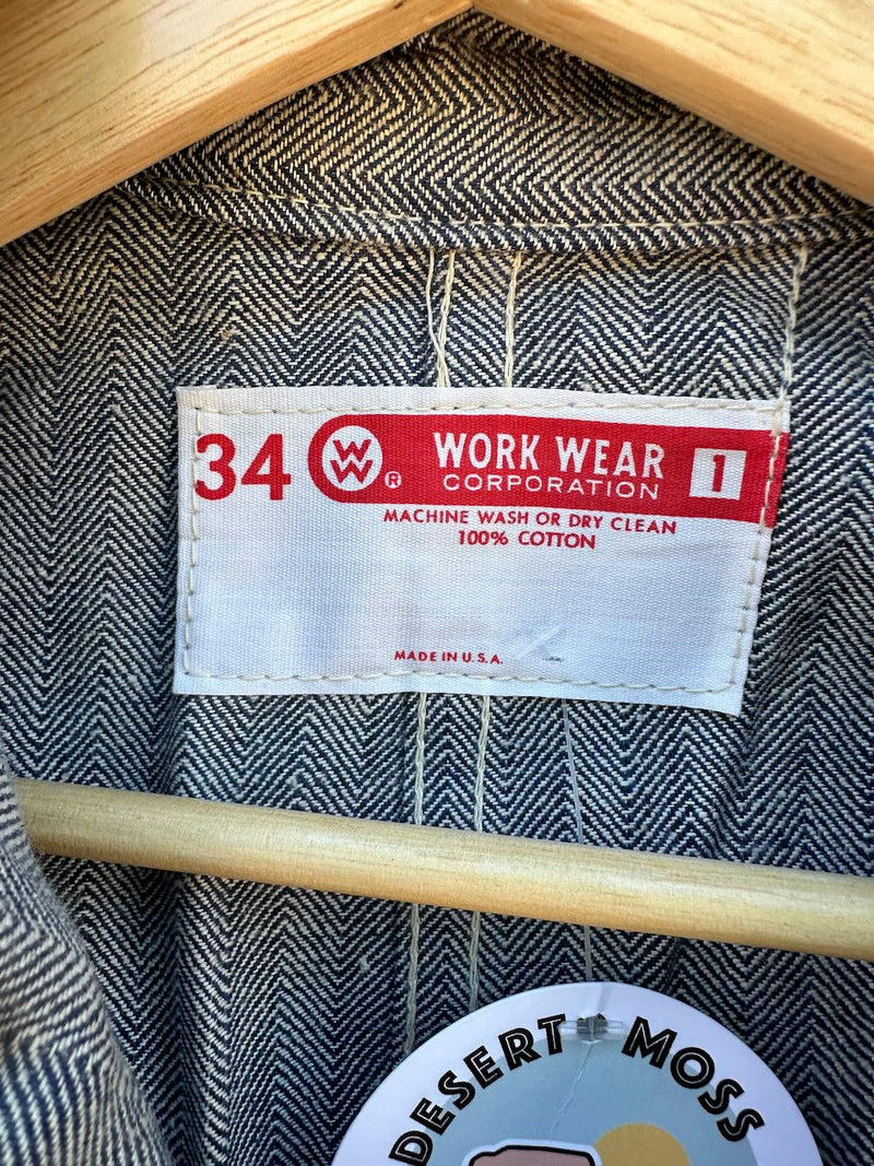 BF Goodrich Denim Coveralls Size 34, Deadstock