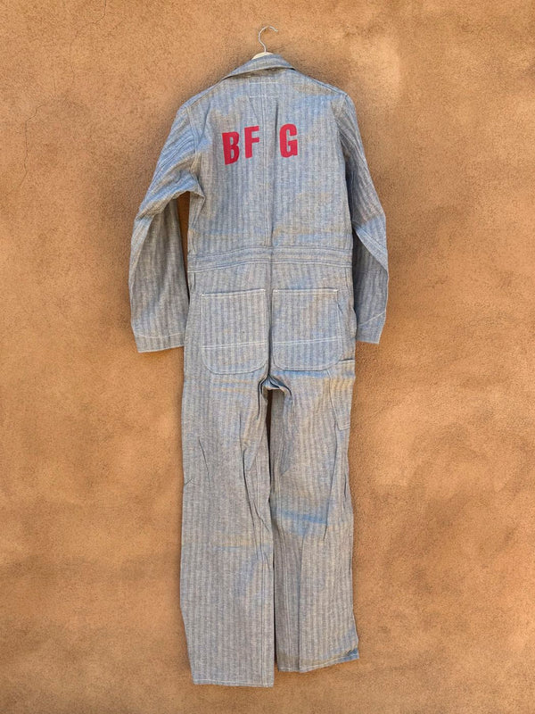 BF Goodrich Denim Coveralls Size 34, Deadstock