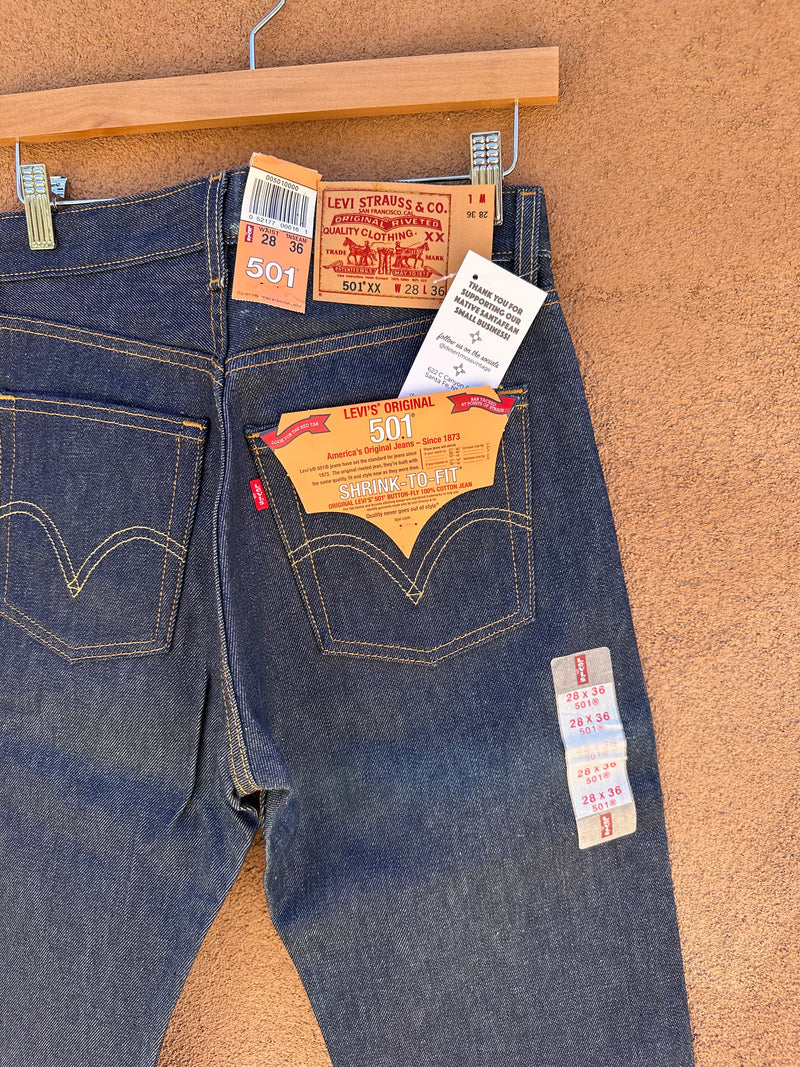 Levi's 501XX 90's Denim Jeans 28 x 36 - NWT