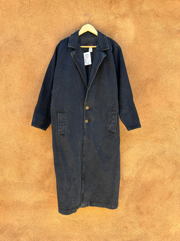 Denim Overcoat by Sunbelt Sportswear