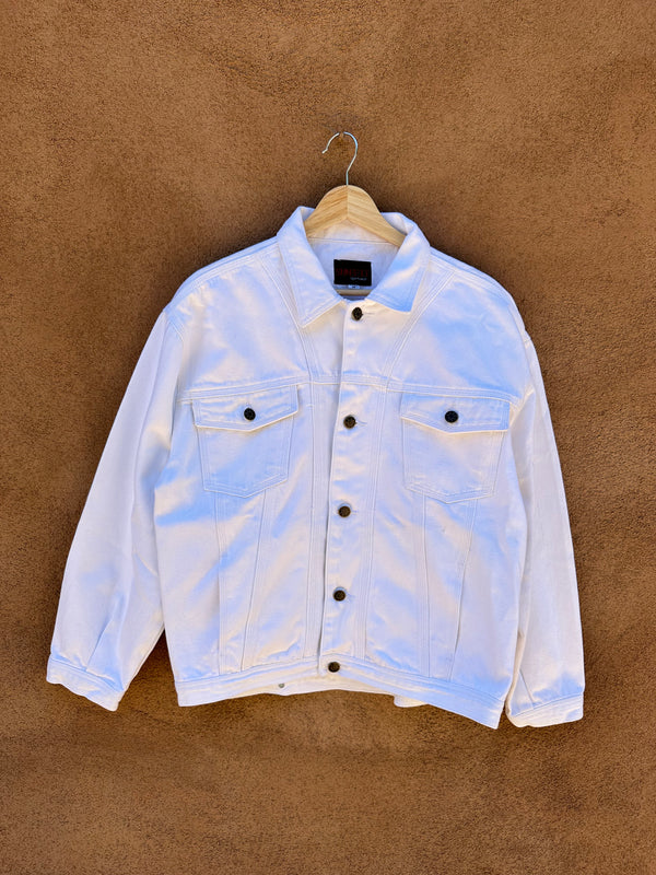 White Sunbelt Sportswear Denim Jacket