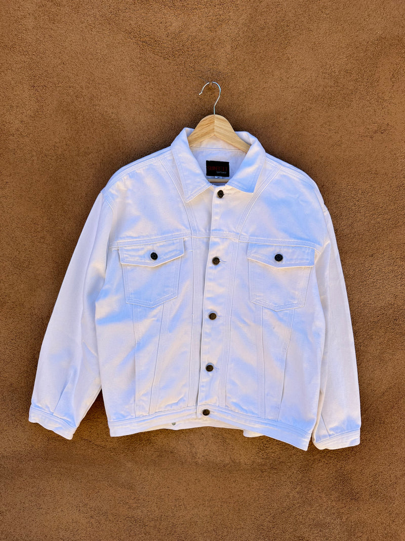 White Sunbelt Sportswear Denim Jacket