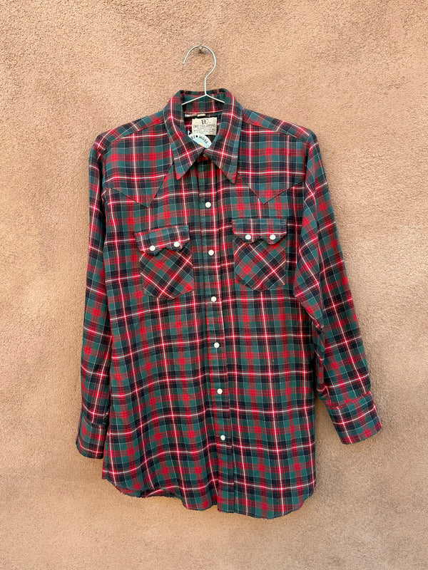 1970's Dee Cee Brand Pearl Snap Plaid Shirt