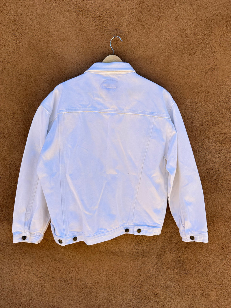 White Sunbelt Sportswear Denim Jacket