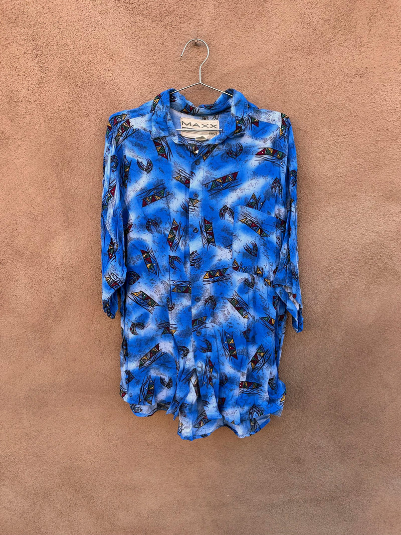 90's Lightweight Summer Shirt by Maxx