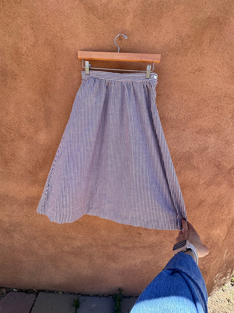 Lightweight Striped Skirt
