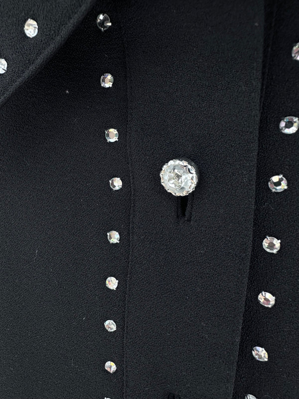 1960's Sir James Rhinestone Heart Blouse