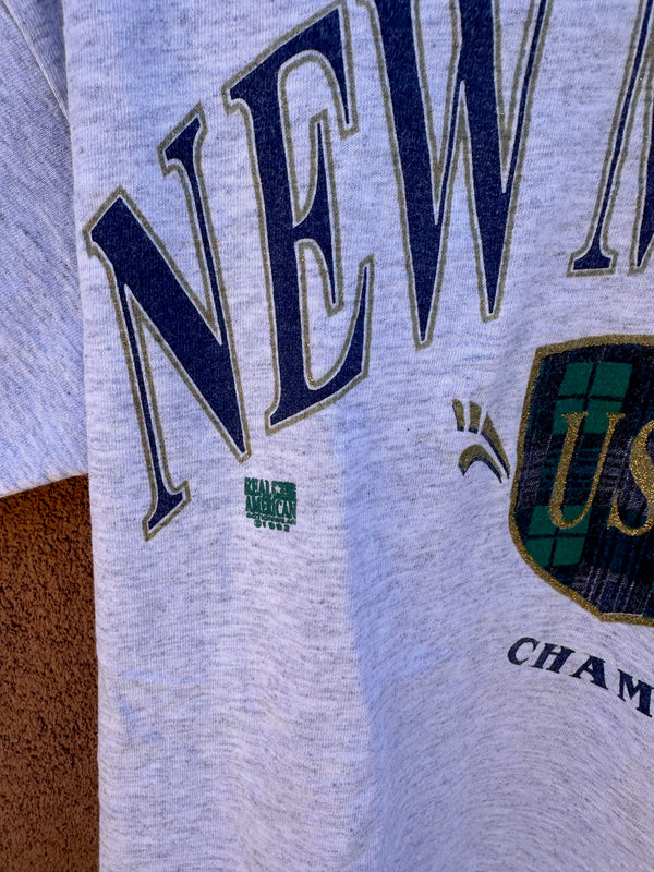 90's Heather Gray New Mexico Chama T-shirt