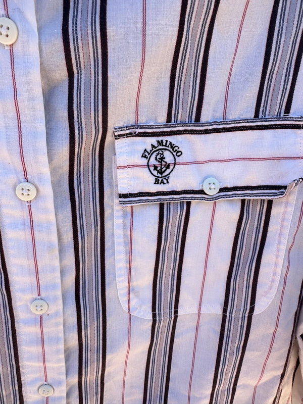 Striped Flamingo Blouse