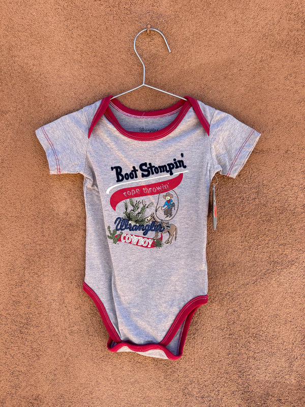 Boot Stompin' Wrangler Baby Cowboy Onesie