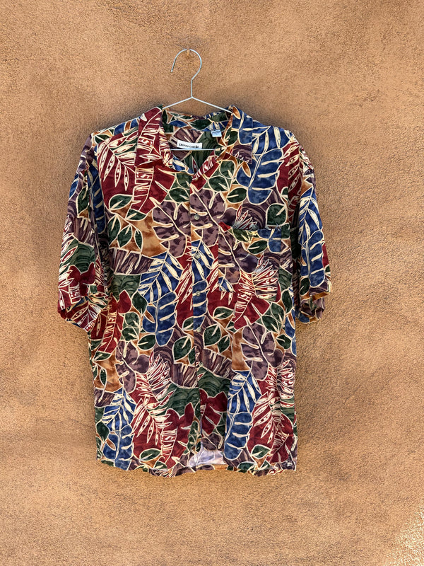 Pierre Cardin Palm Tree Rayon Shirt