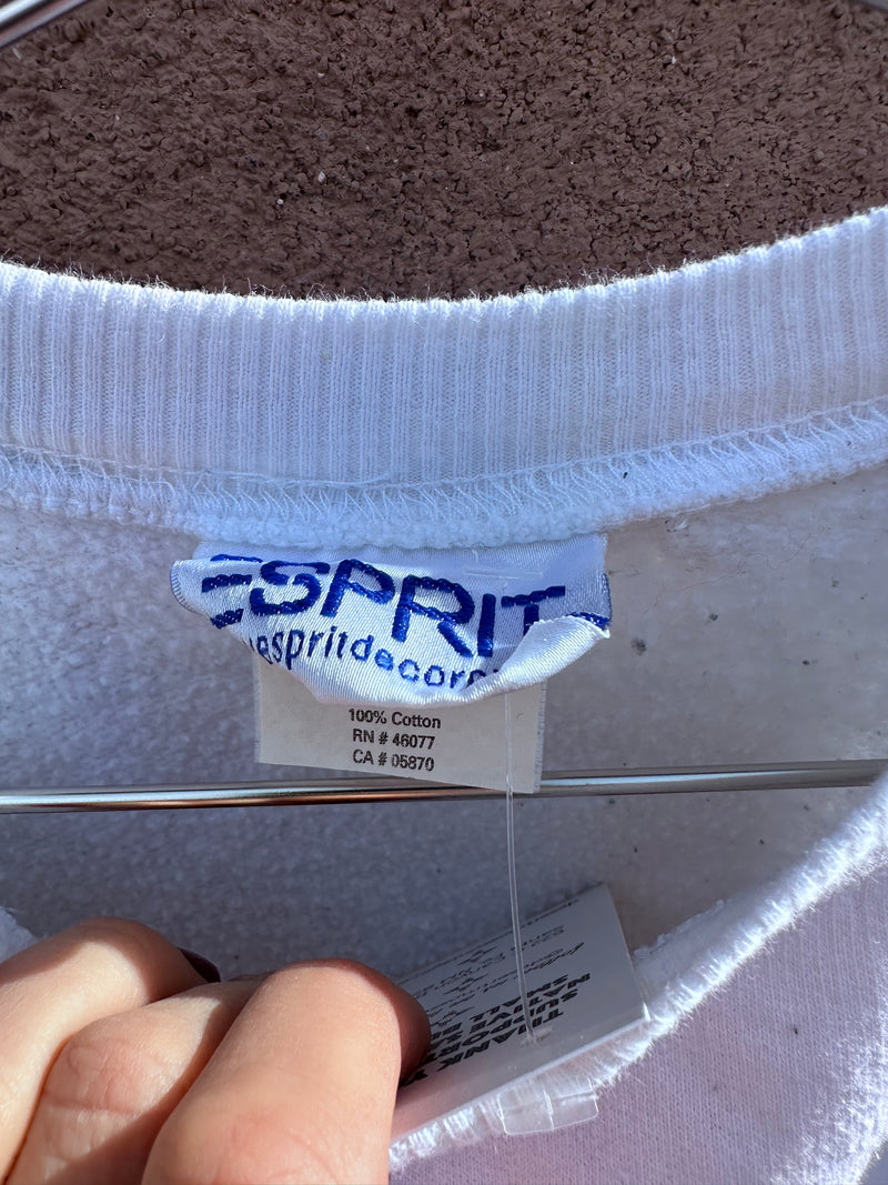 1980's Embroidered ESPRIT Sweatshirt