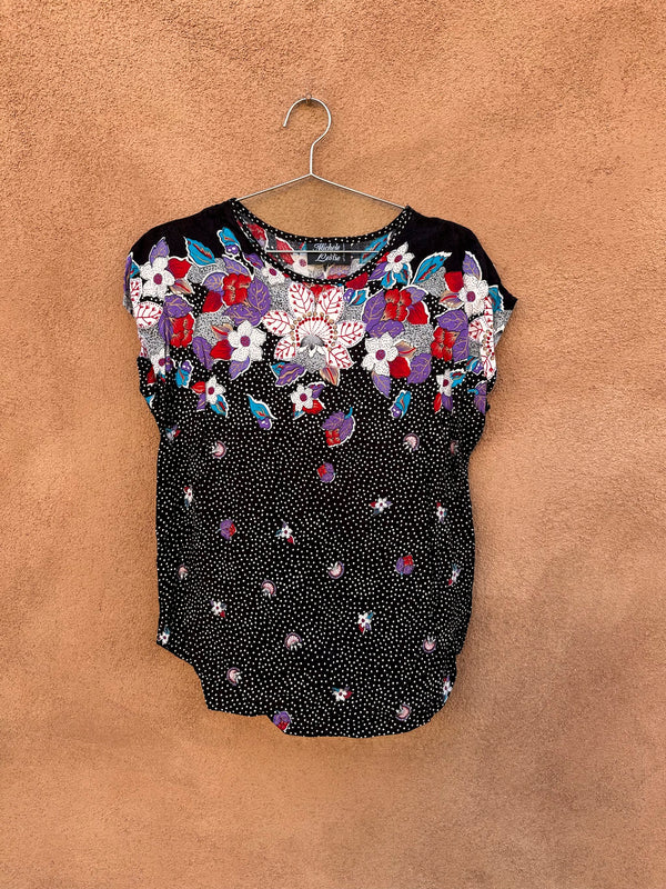 Michele Leslie of California 80's Blouse