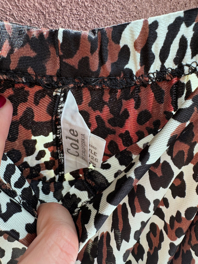 1960's Cole of California Leopard Blouse & Slacks
