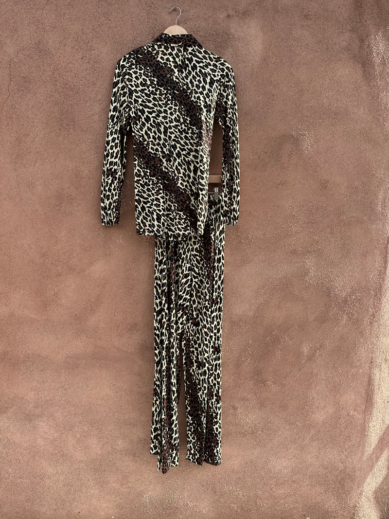 1960's Cole of California Leopard Blouse & Slacks