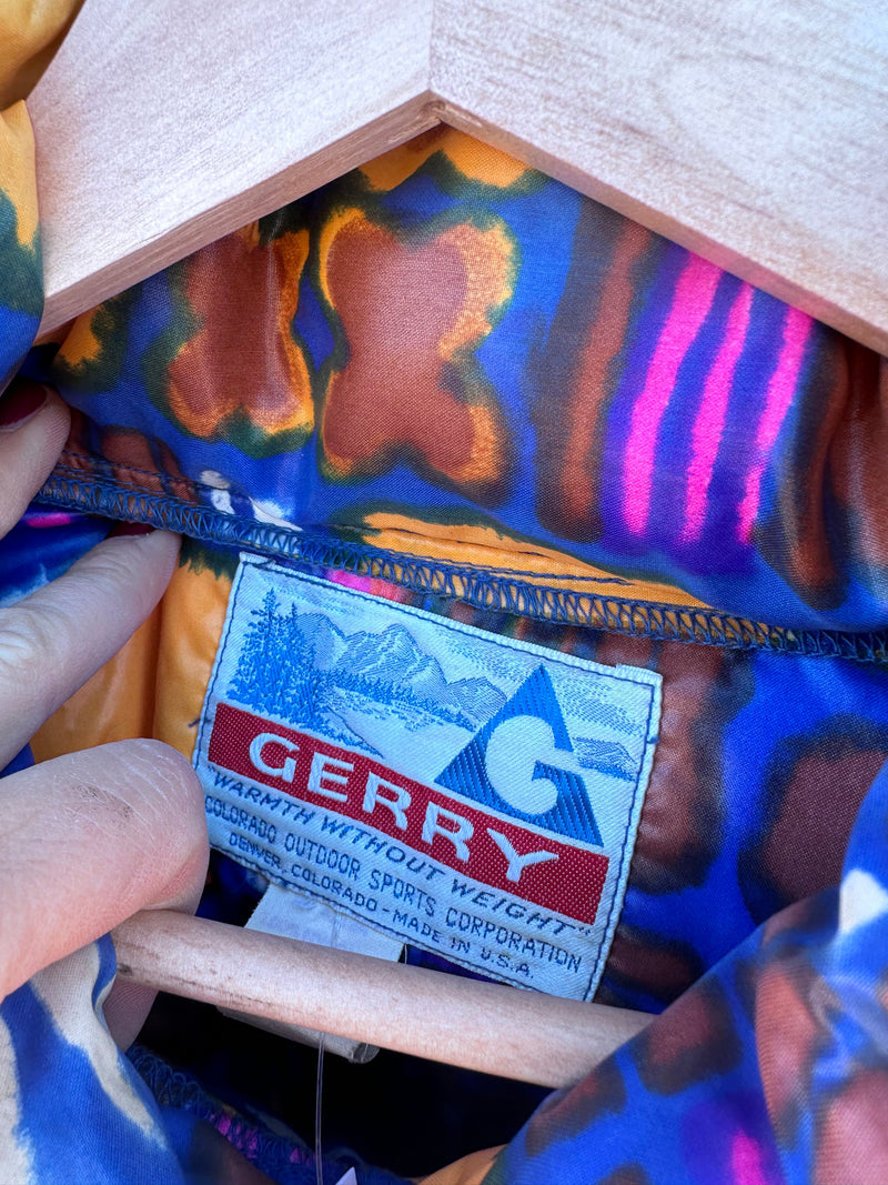 1980's Gerry Abstract Ski Puffer Jacket