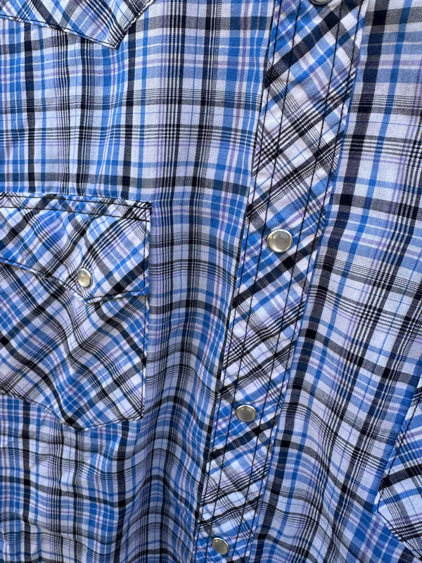 Wrangler Wrancher Shirts Pearl Snap Short Sleeve