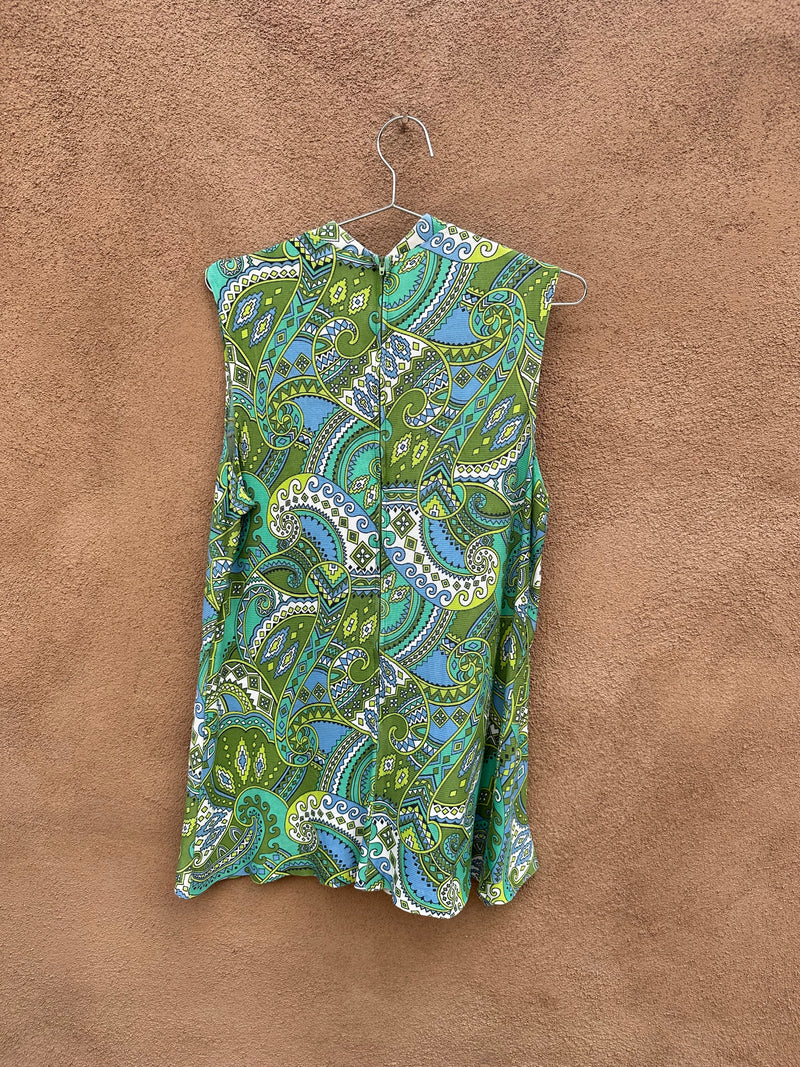 1980's Southwest Style Abstract Top