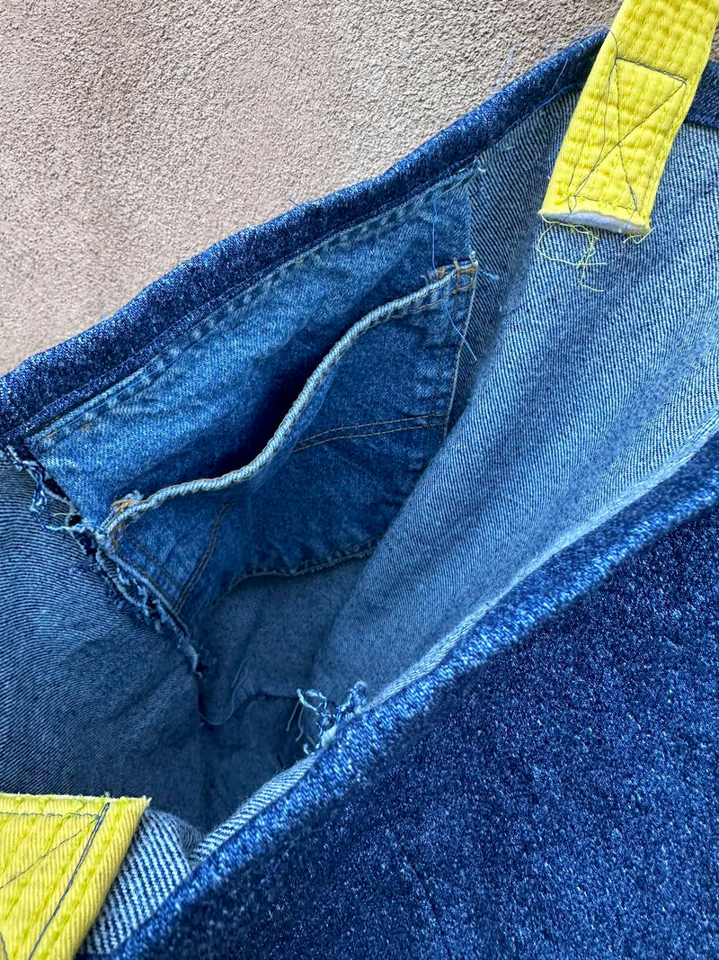Denim Handmade Tote with Obi Handles