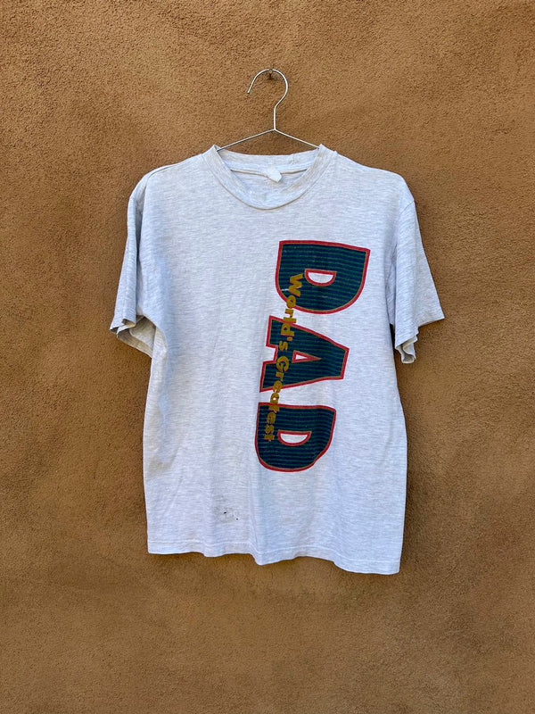 World's Greatest Dad 1980's T-shirt