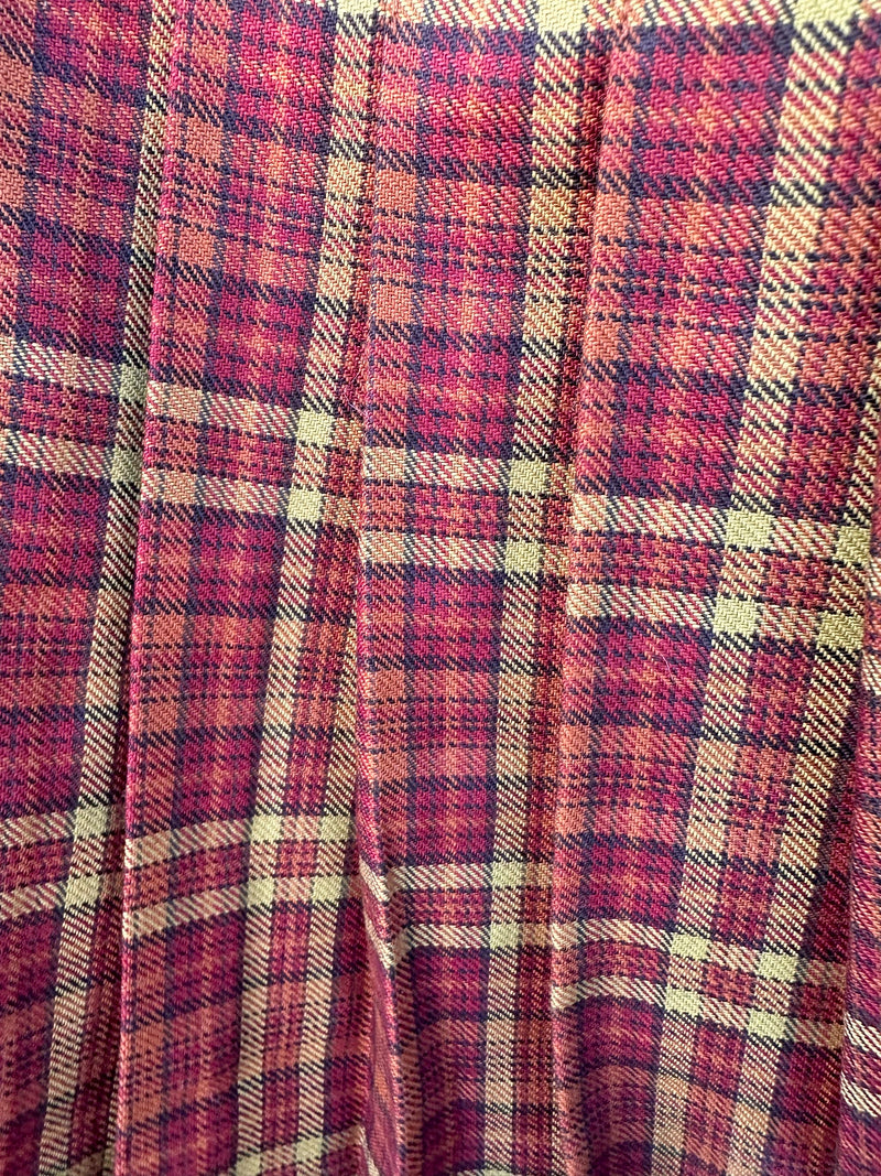The Limited Wool Blend Plaid Skirt