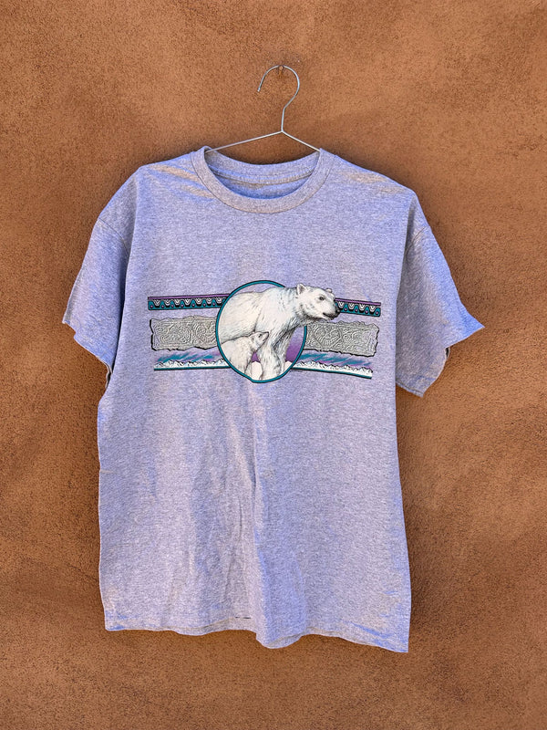 Polar Bear & Cub Tourist T-shirt