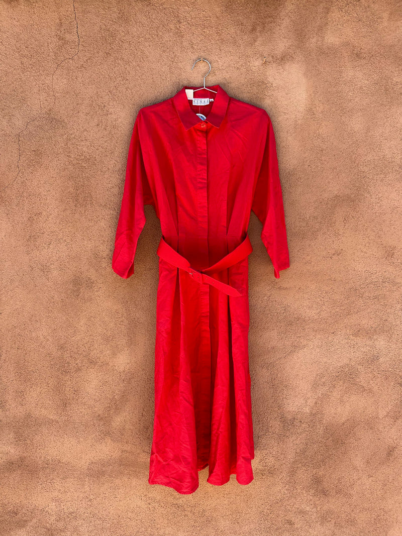 kenar linen dress Red Linen/Cotton Kenar Dress