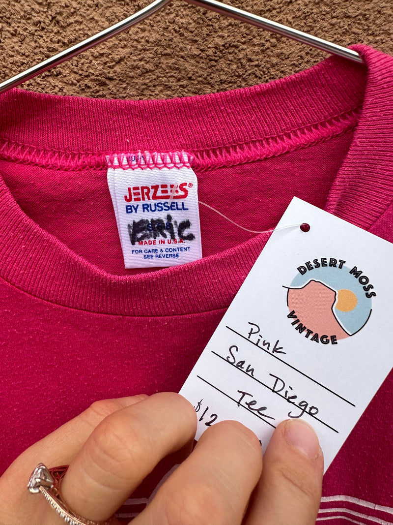 1984 Pink San Diego Tee