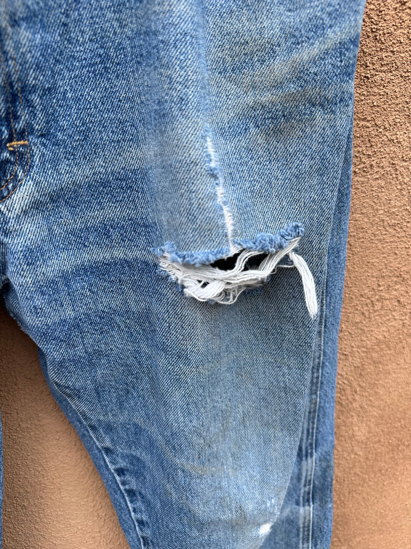 90's Well Loved Wranglers Jeans 34 x 32 (1)