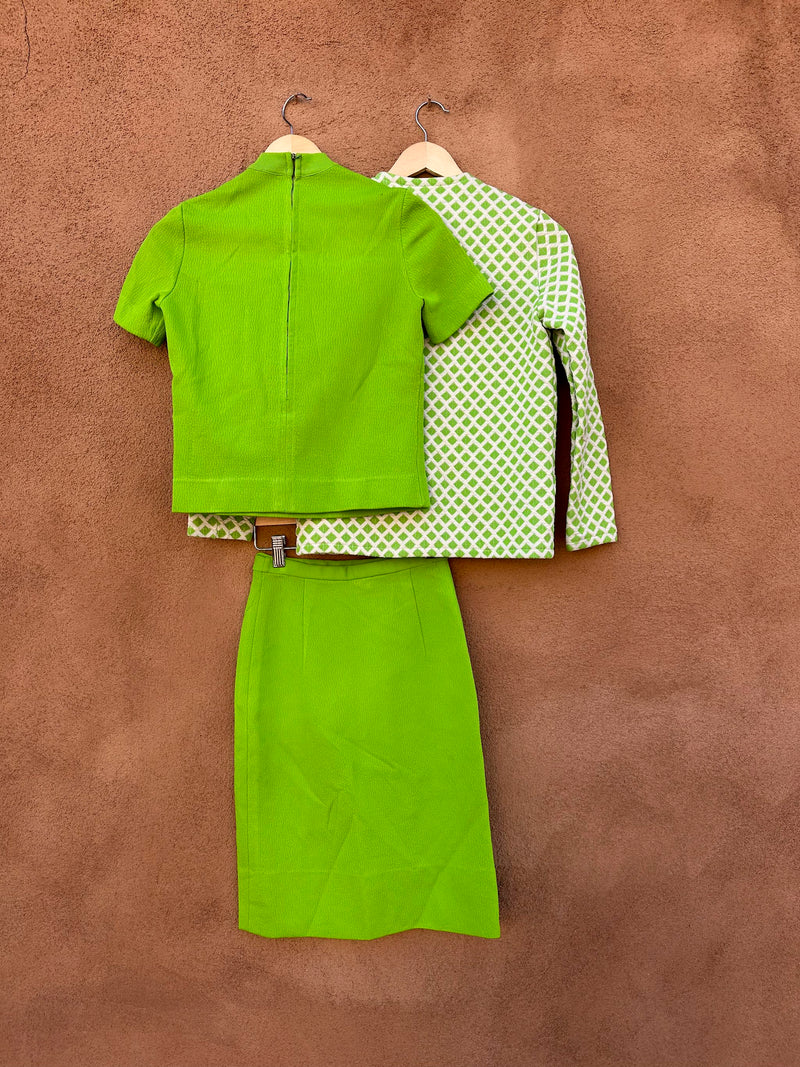 Catalina California USA Lime Green Three Piece Set - Dress