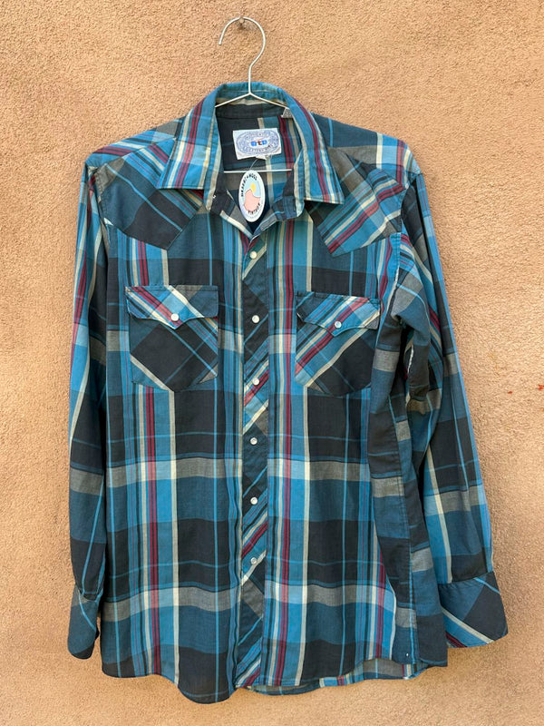 ATP Authentic Western Wear Plaid Ranching Shirt