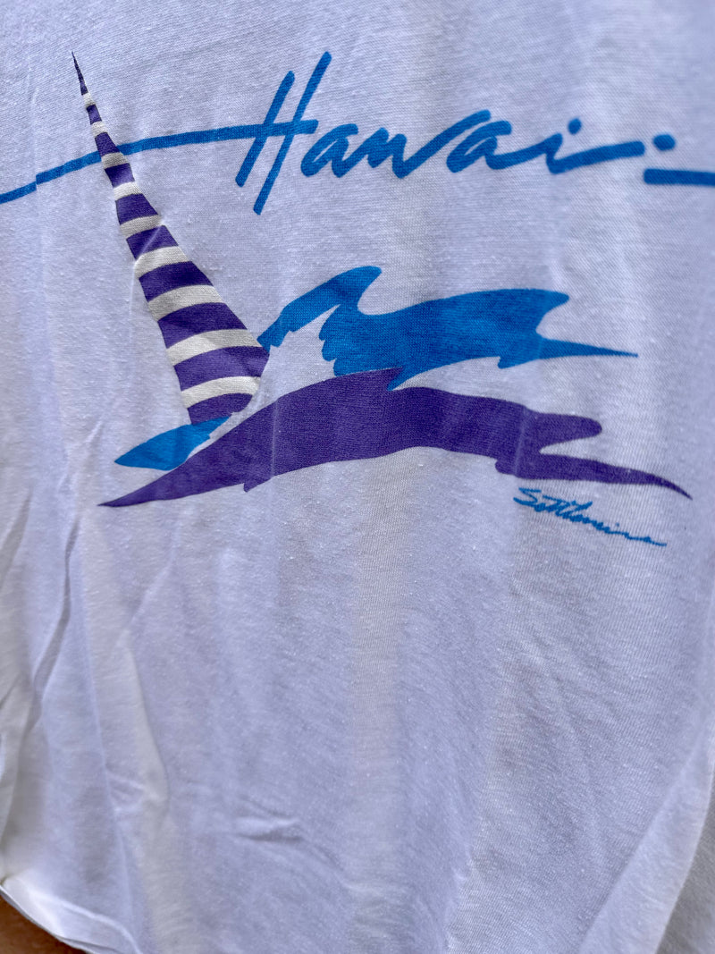 80's New Wave Hawaii Sailboat T-shirt