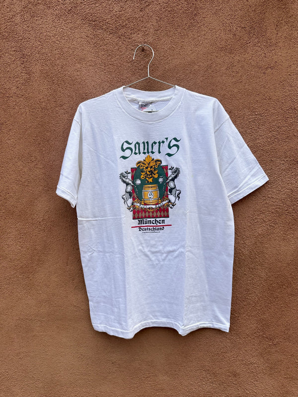 Sauer's Bier Haus 1989 T-shirt