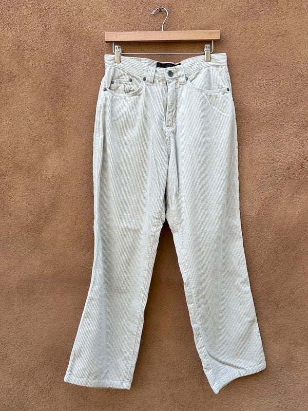 1990's Anchor Blue Eggshell Corduroy Slack, fits 30 x 29
